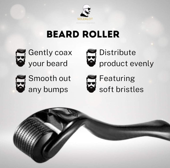 Beard Growth Kit Men’s Beard Care Kit Grooming Set 5 Pieces Beard Products with Wash, Oil Serum, Balm and a Gift Box for Men Self Care