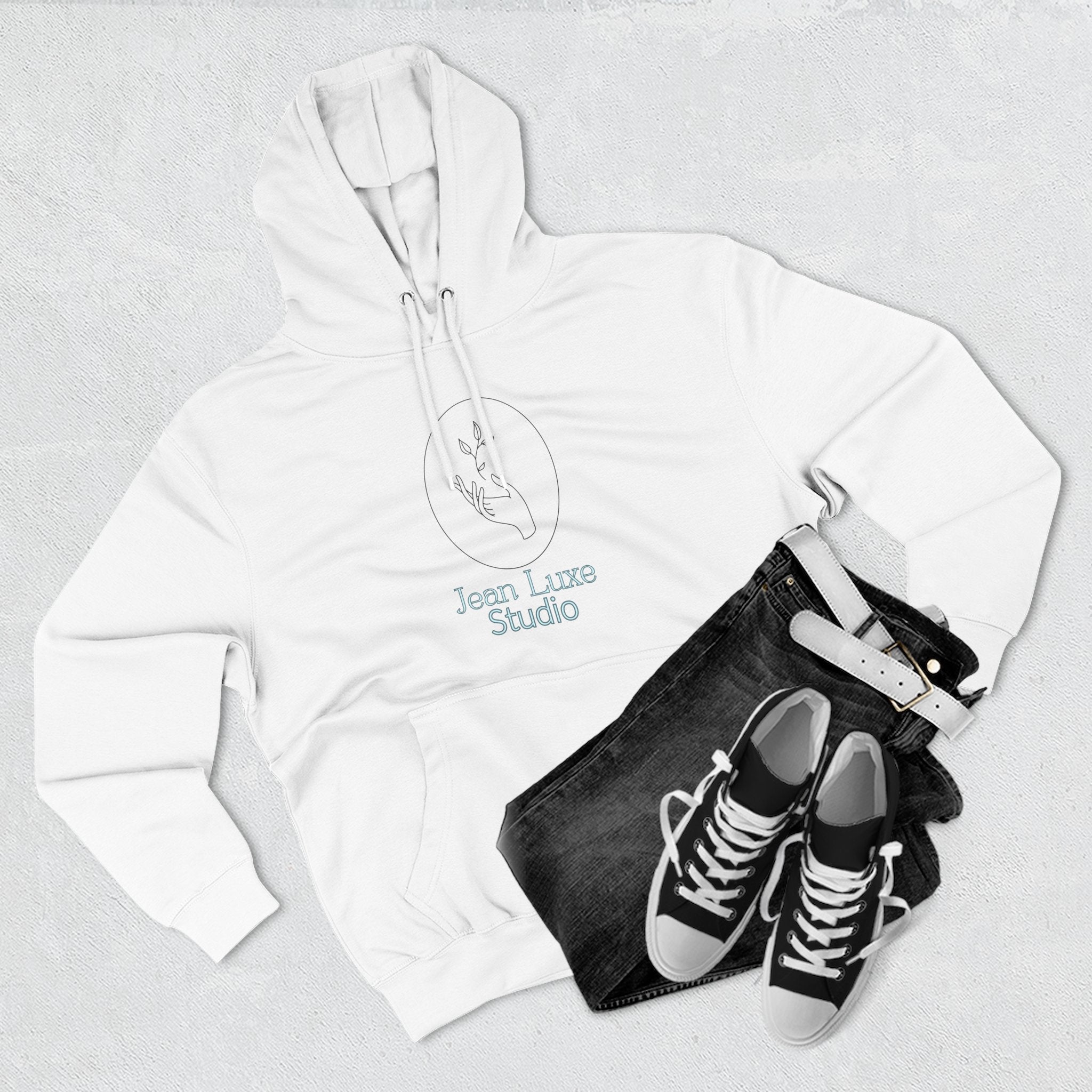 Jean Luxe Studio Minimal Logo Hoodie
