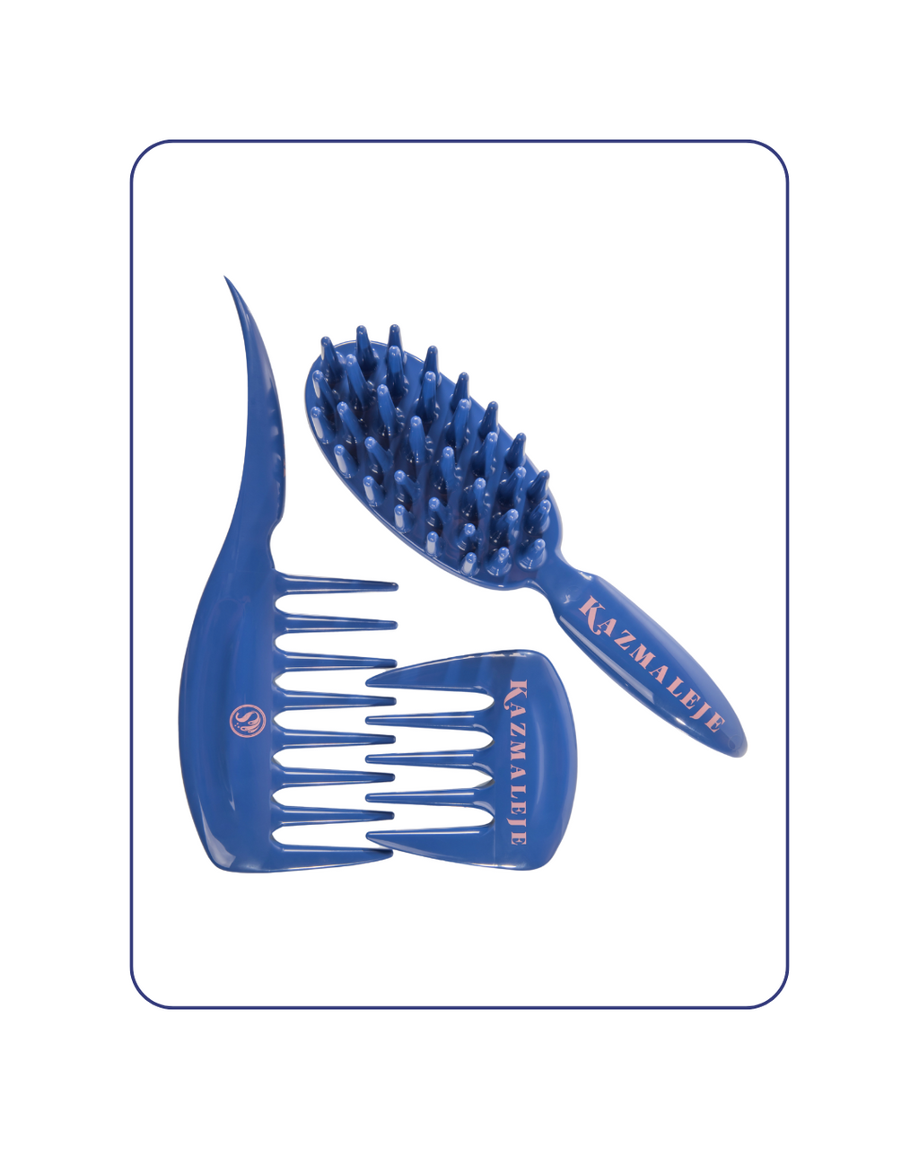 curly hair detangling set
