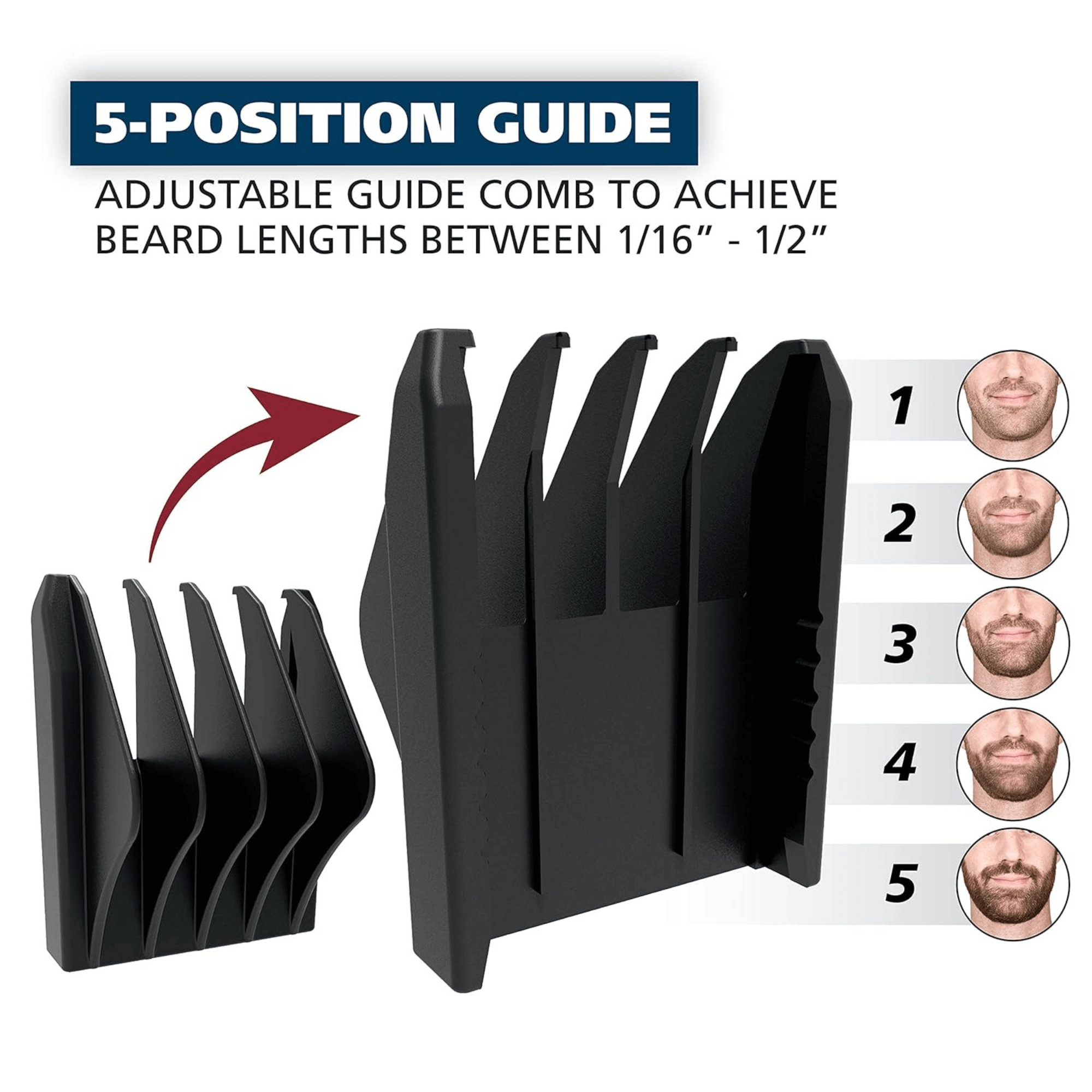 beard and nose hair trimmer