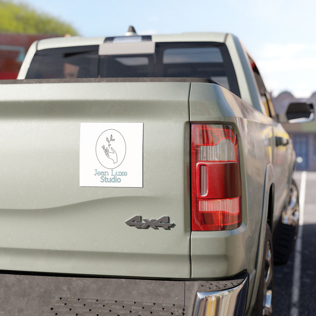 Car Magnet — Minimal Botanical Logo Magnet (Jean Luxe Studio)