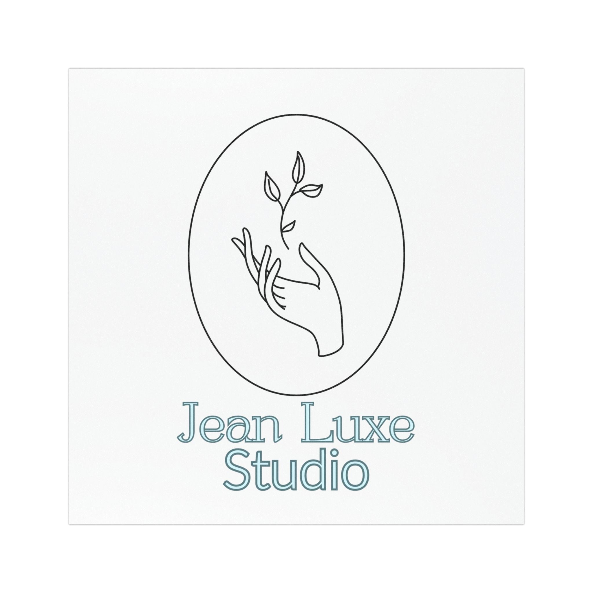 Car Magnet — Minimal Botanical Logo Magnet (Jean Luxe Studio)