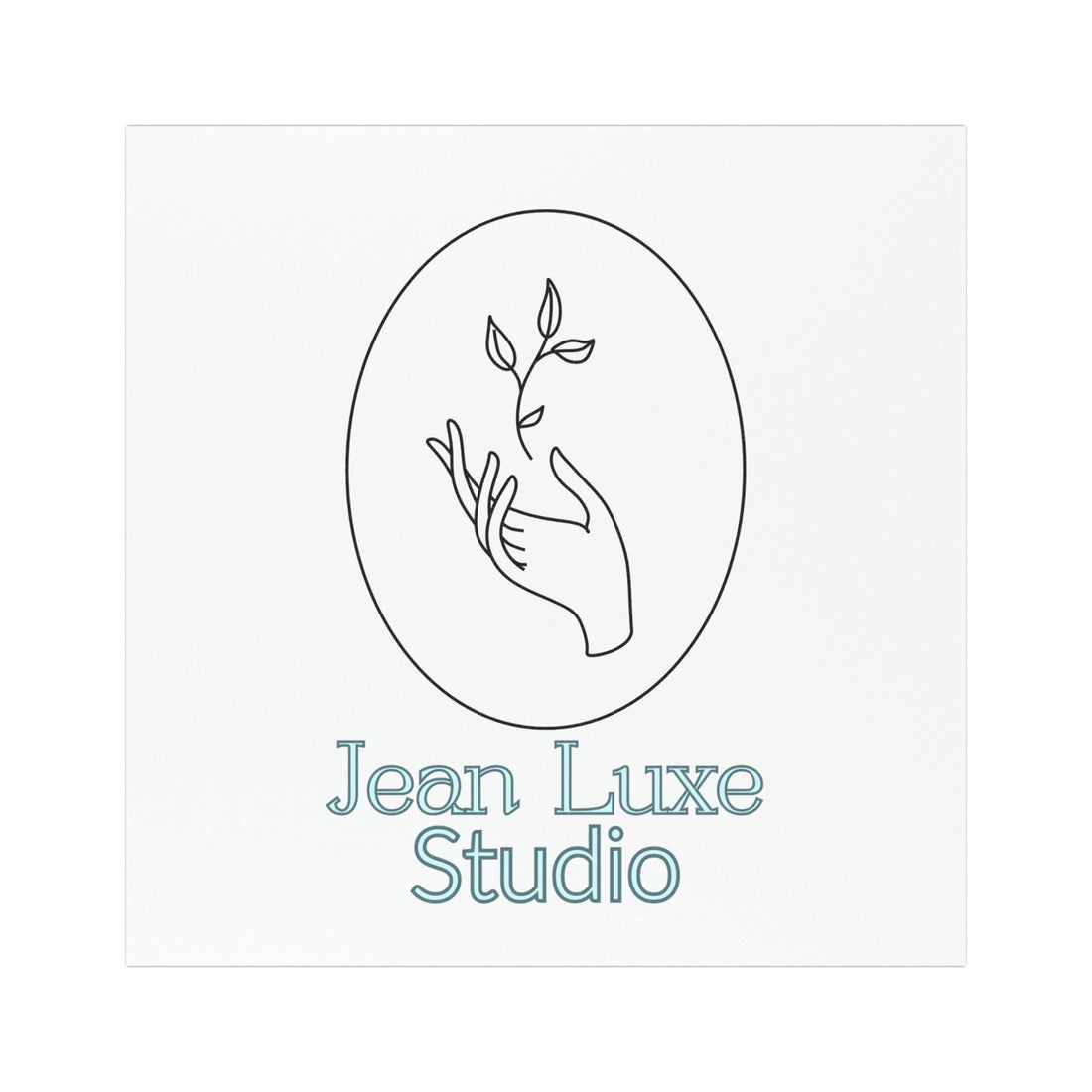 Car Magnet — Minimal Botanical Logo Magnet (Jean Luxe Studio)