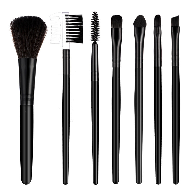 7-Piece Makeup Brush Set – Eyeshadow & Full Face Beauty Brushes