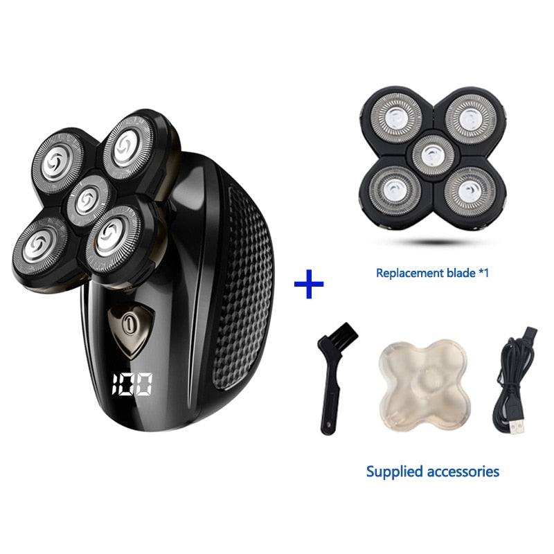 Multifunctional Grooming Kit – Rechargeable Wet & Dry Electric Shaver
