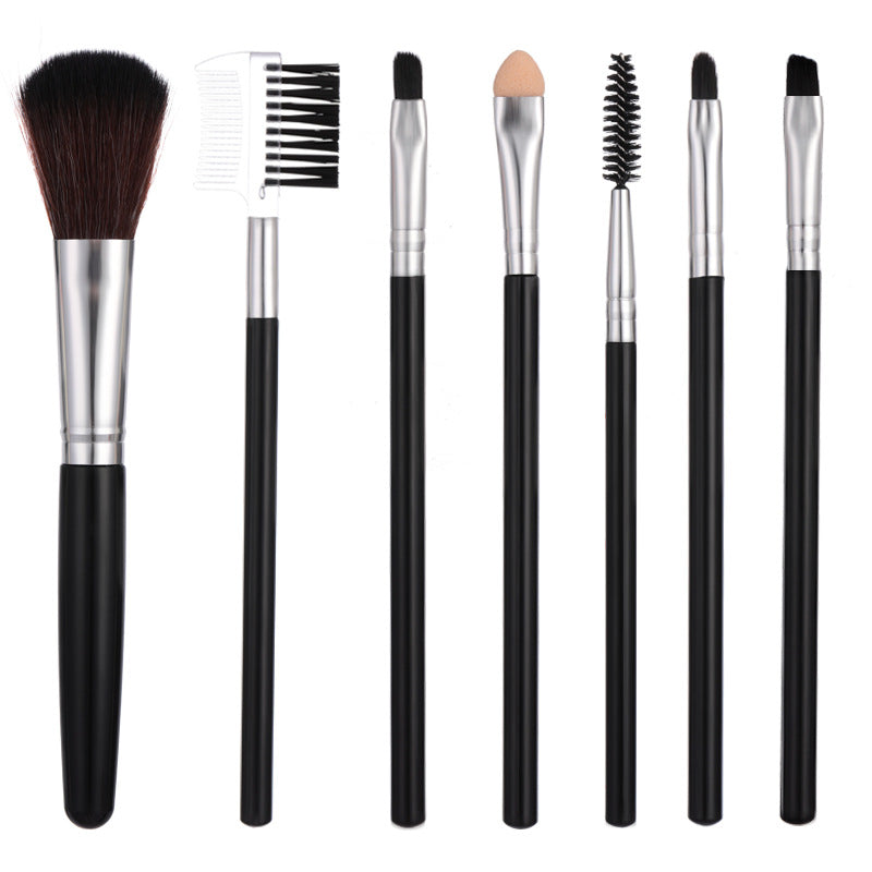 7-Piece Makeup Brush Set – Eyeshadow & Full Face Beauty Brushes