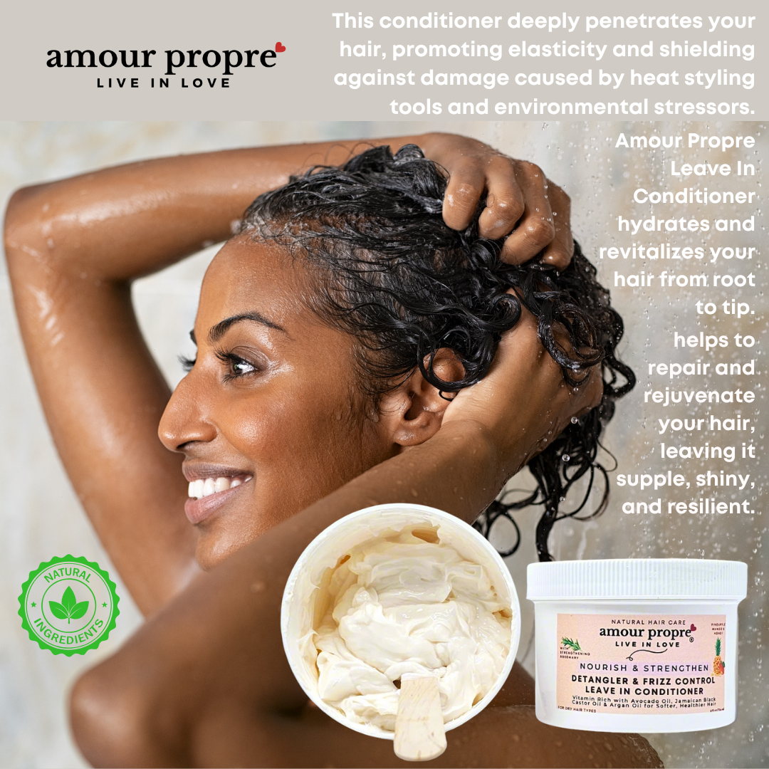 Leave in Conditioner, Detangler, and Frizz Control