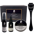 "Beard Growth Kit, 5-piece men's grooming set with gift box"