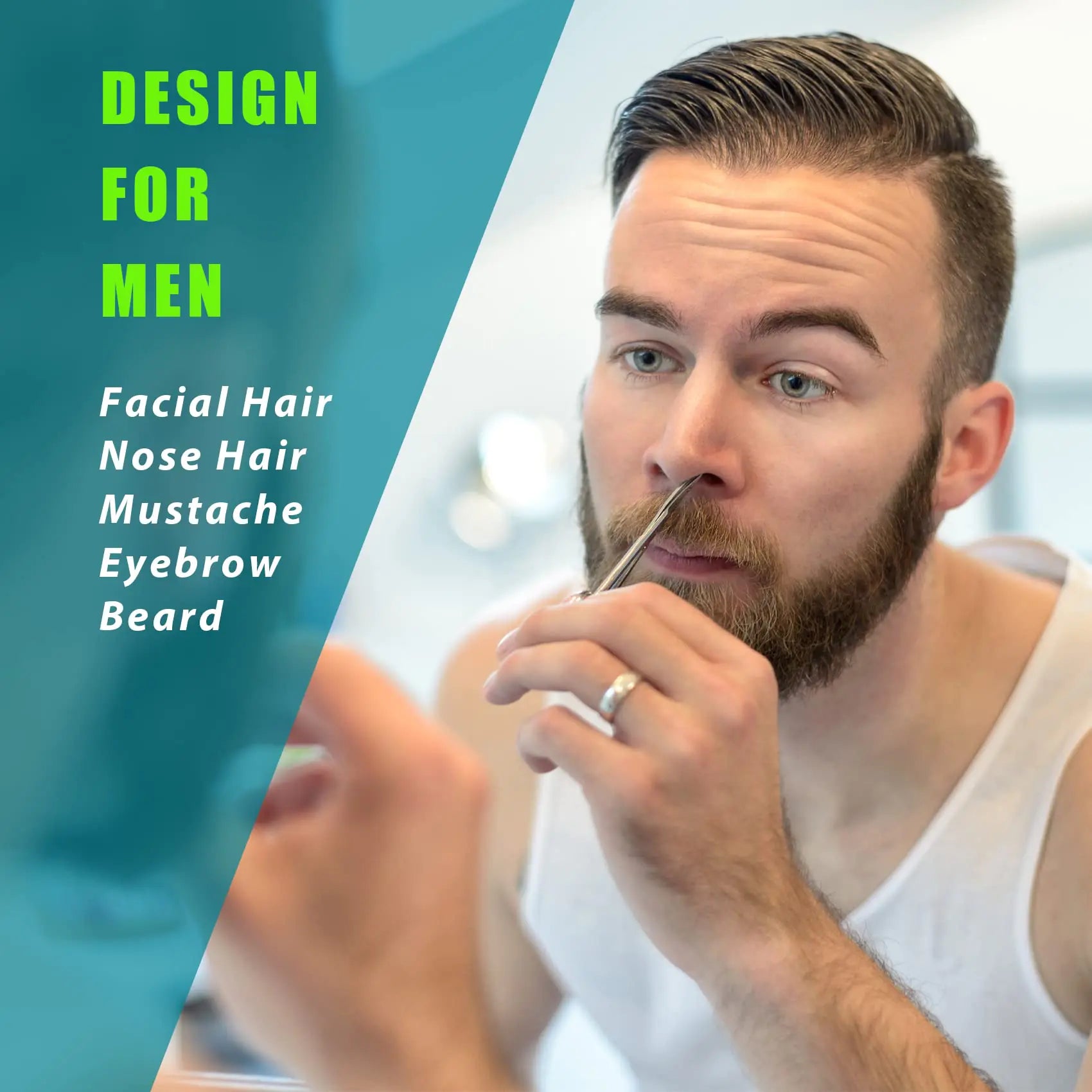 facial hair grooming scissors