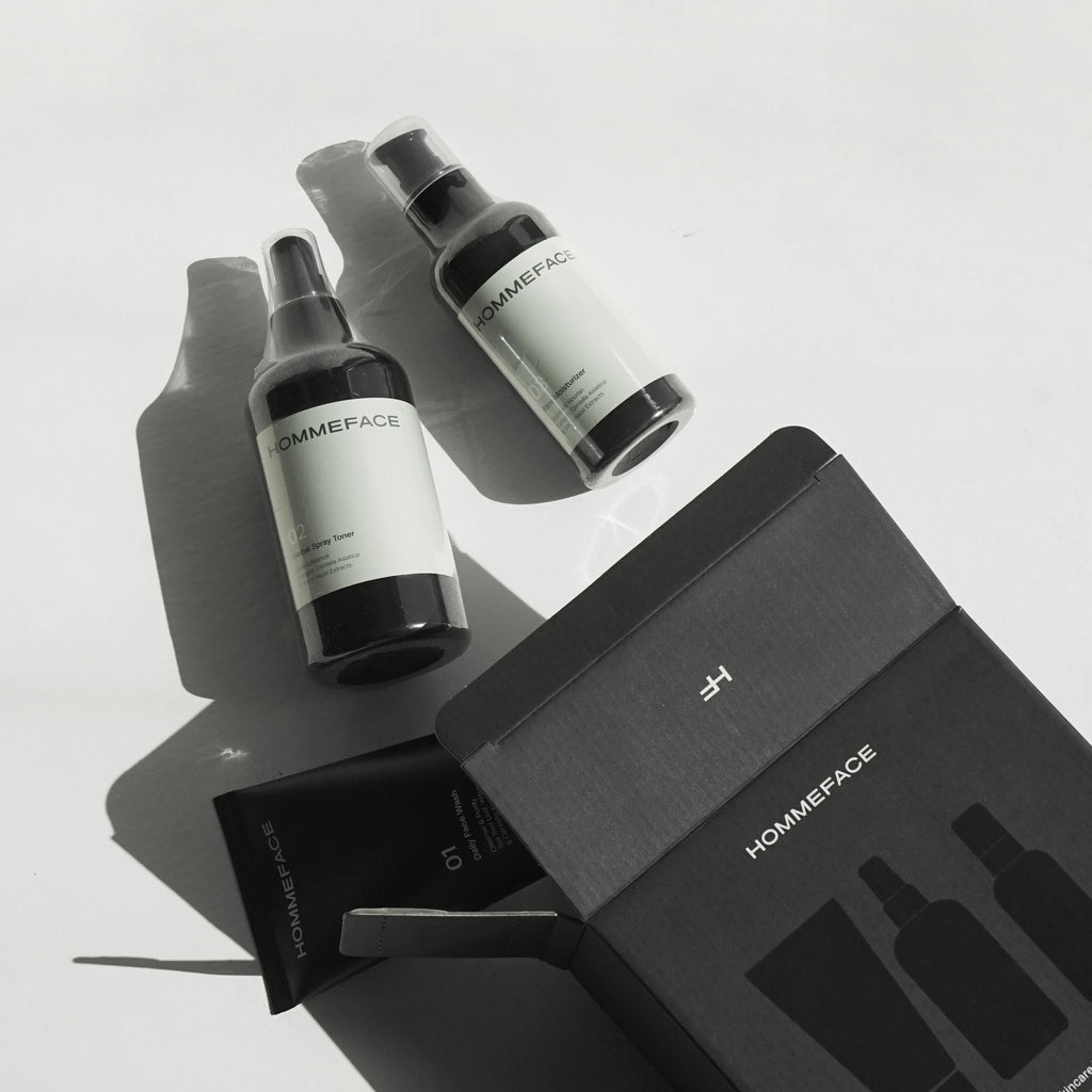 mens skincare trio