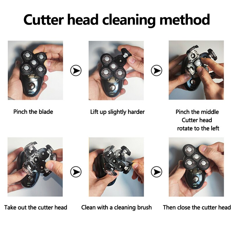 Multifunctional Grooming Kit – Rechargeable Wet & Dry Electric Shaver
