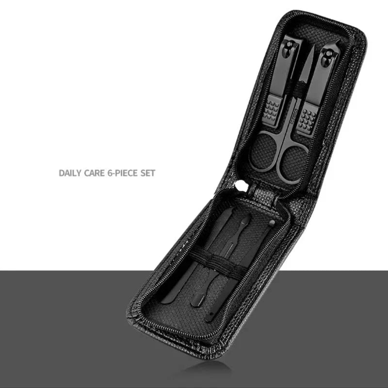 6-Piece Nail Clippers Set – Premium Manicure & Grooming Kit