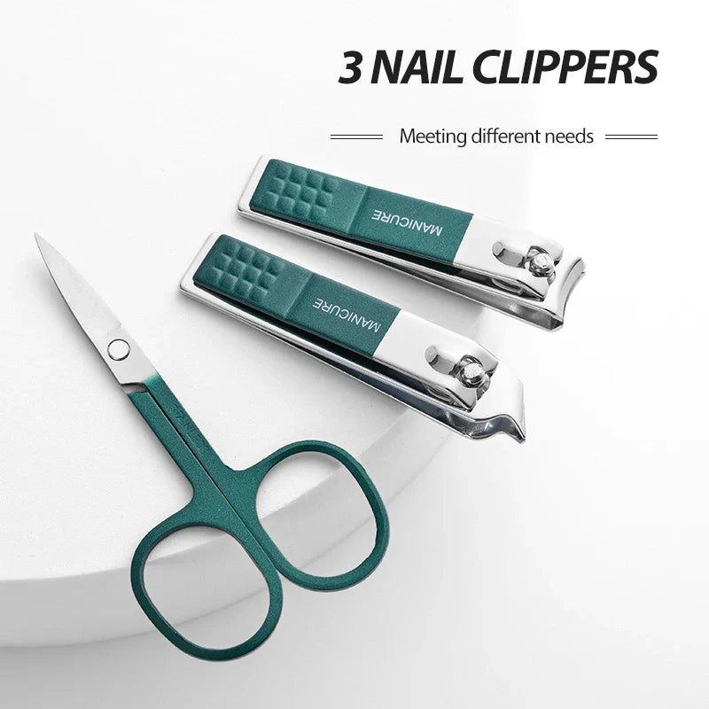 6-Piece Nail Clippers Set – Premium Manicure & Grooming Kit