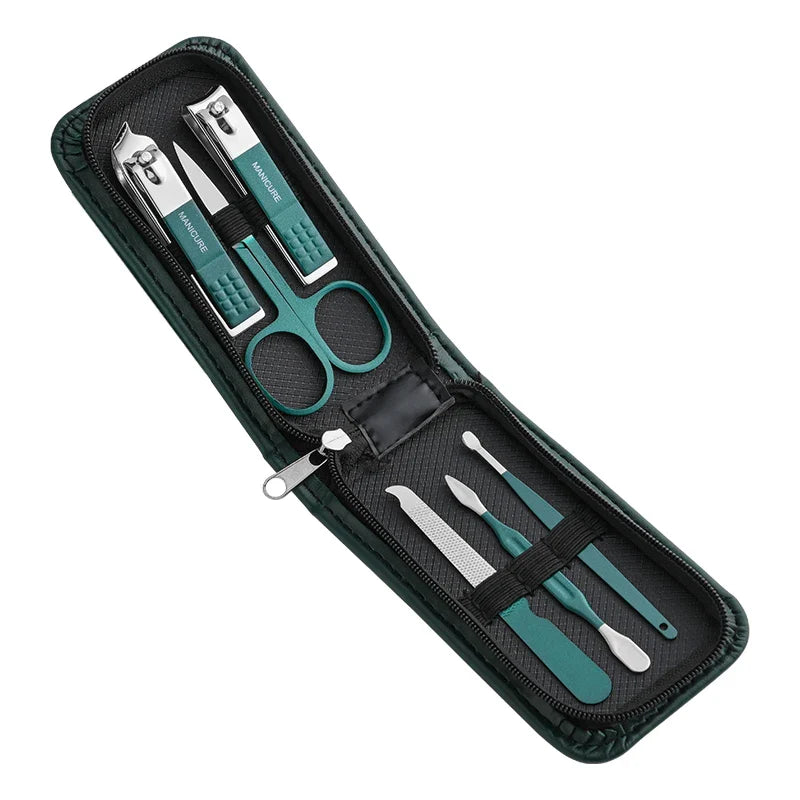 6-Piece Nail Clippers Set – Premium Manicure & Grooming Kit