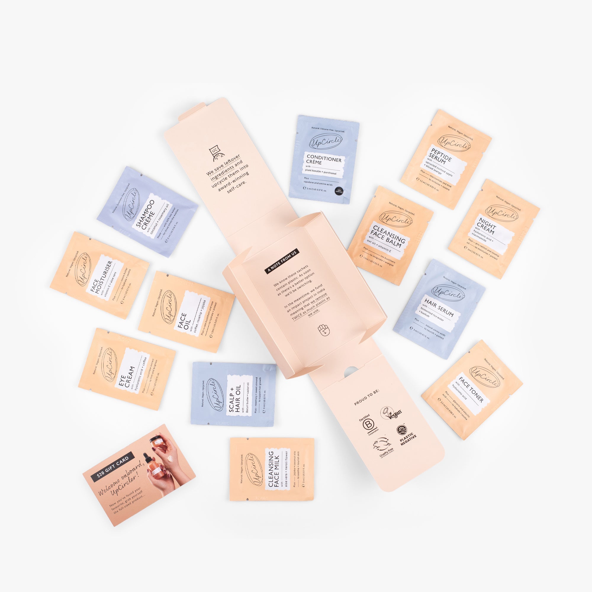 skincare sample kit