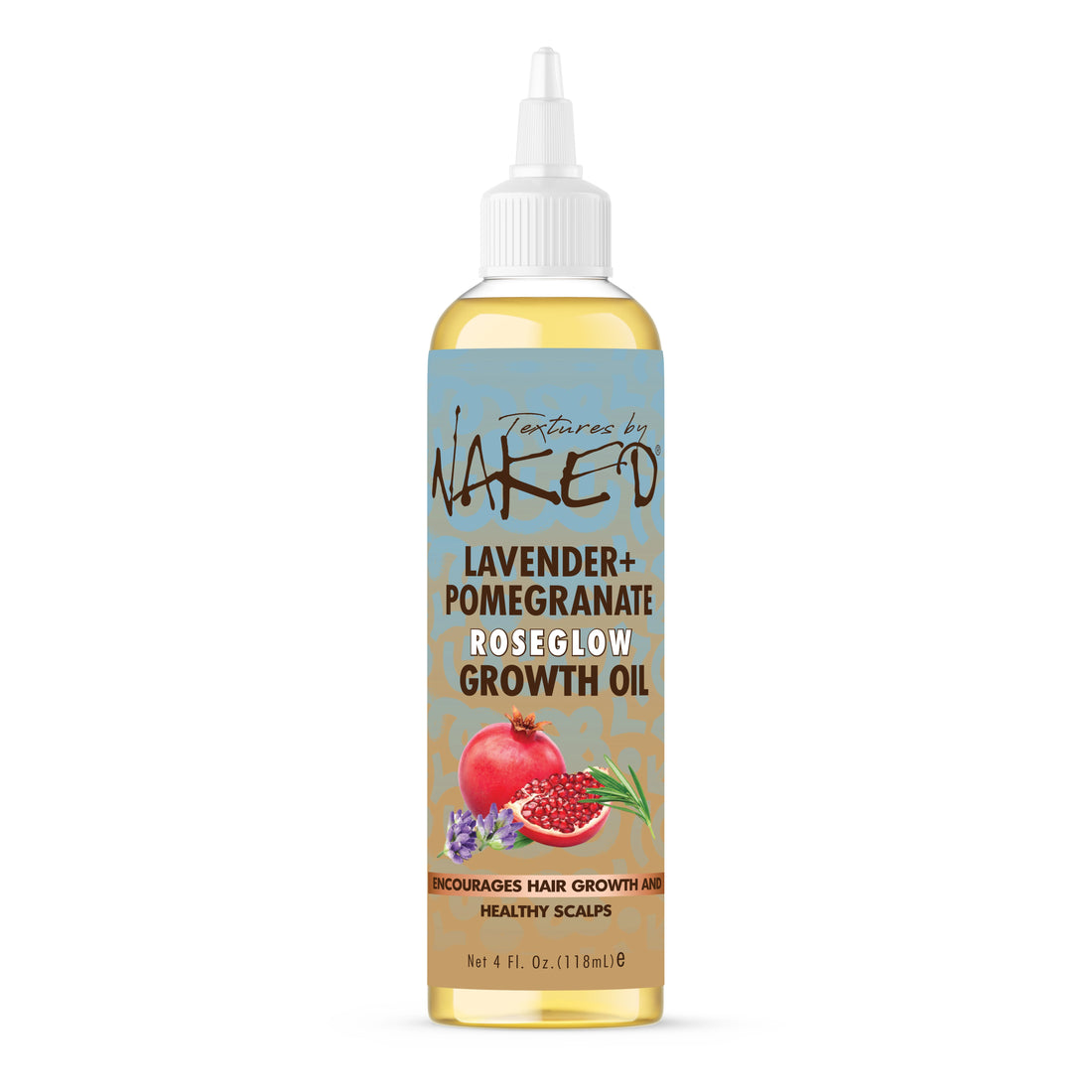 Lavender + Pomegranate RoseGlow Growth Oil - Textures By Naked