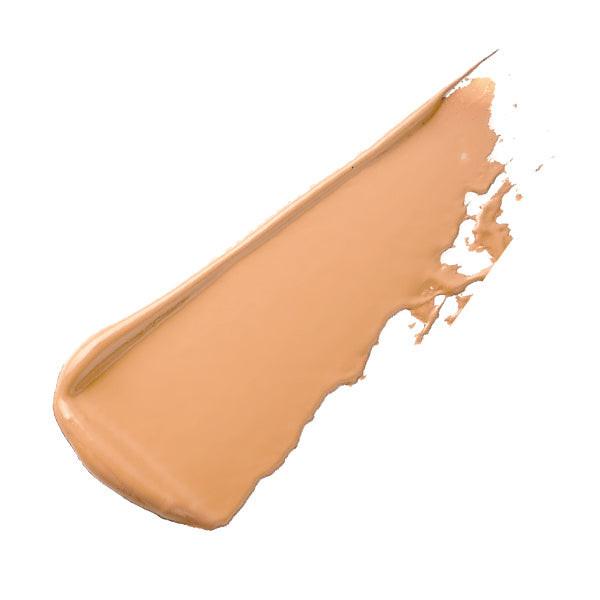 "Full coverage matte foundation in warm undertone shade Y30"