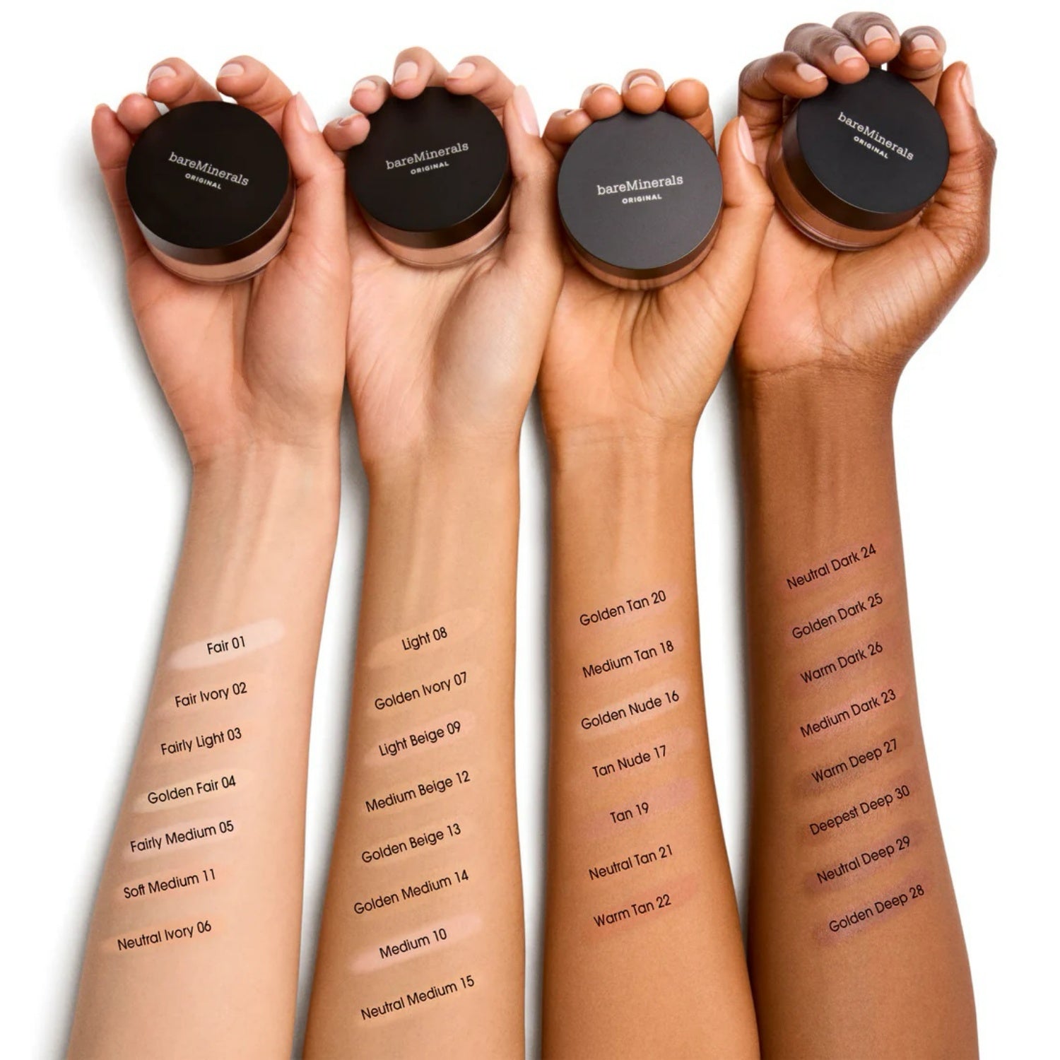 "bareMinerals Original Matte Loose Mineral Foundation SPF 15, product packaging"