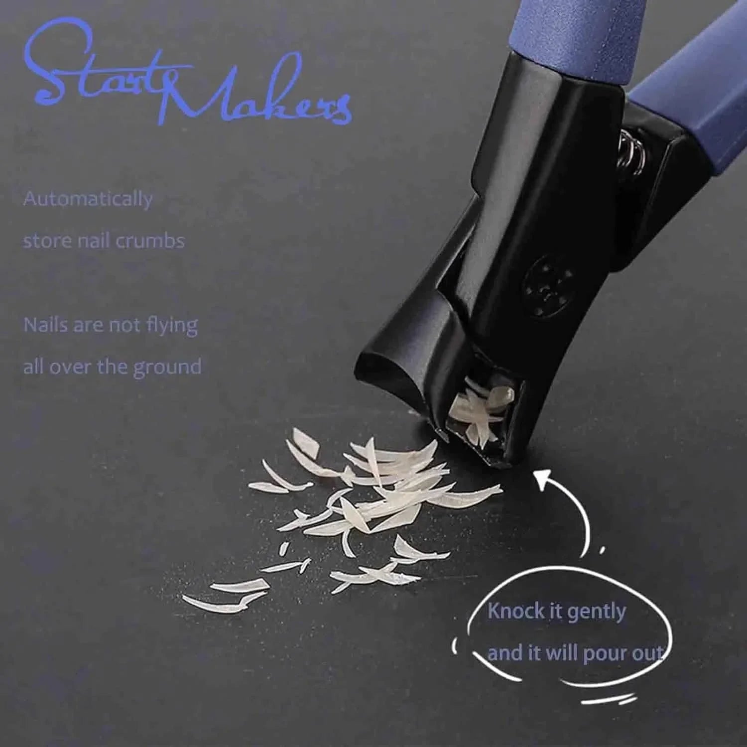thick toenail clippers"Toenail clippers with ergonomic anti-skid handle grip"