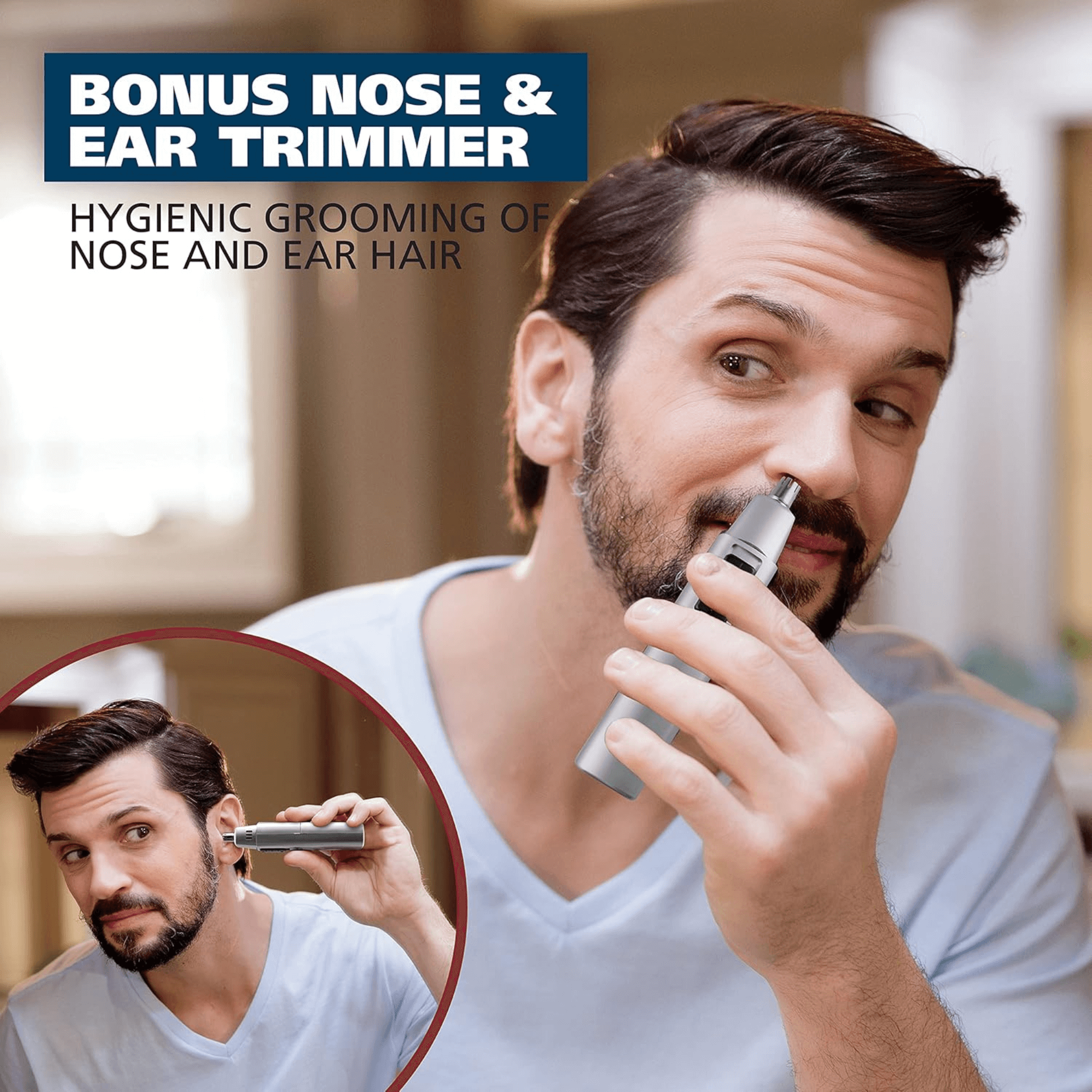 beard and nose hair trimmer