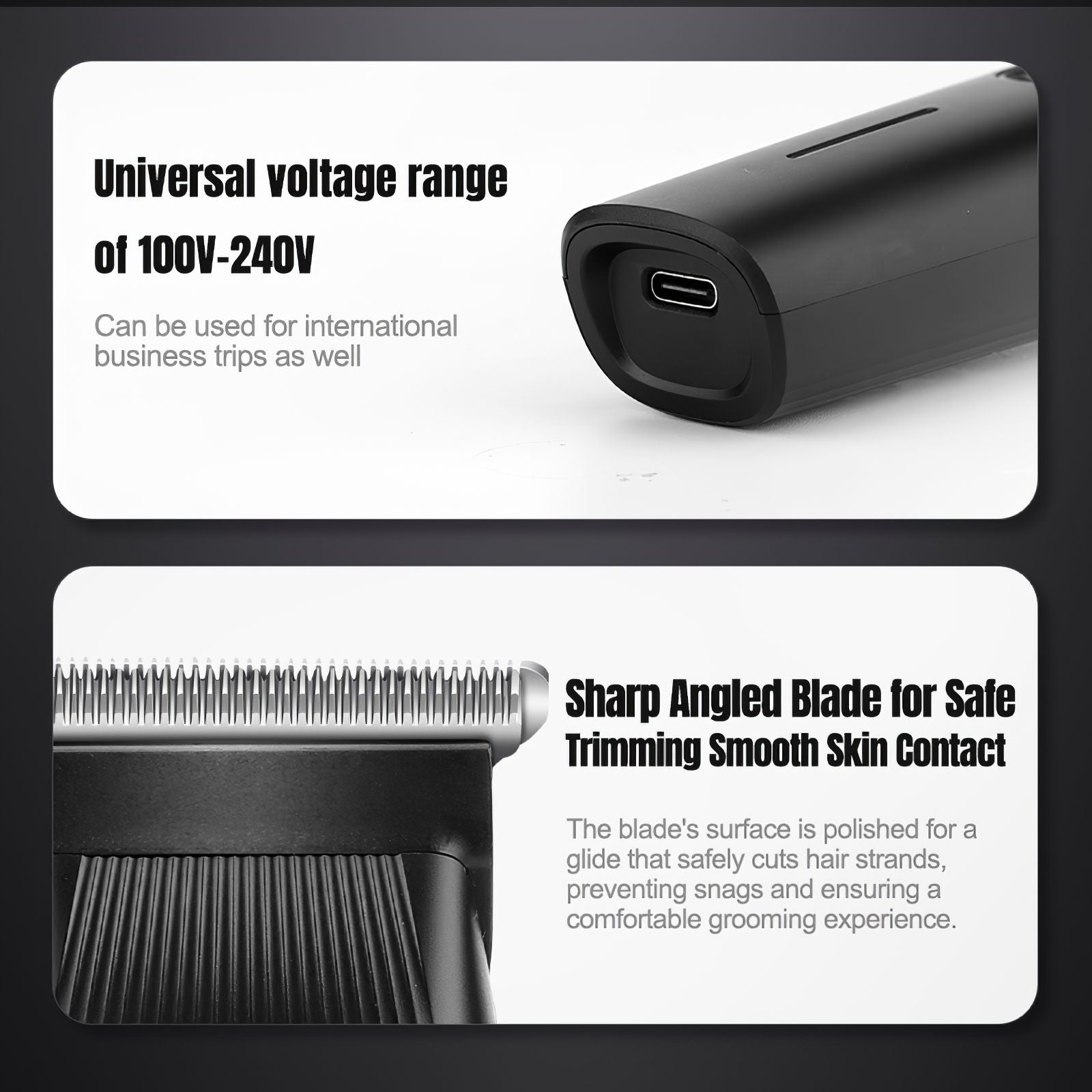 beard and nose hair trimmer