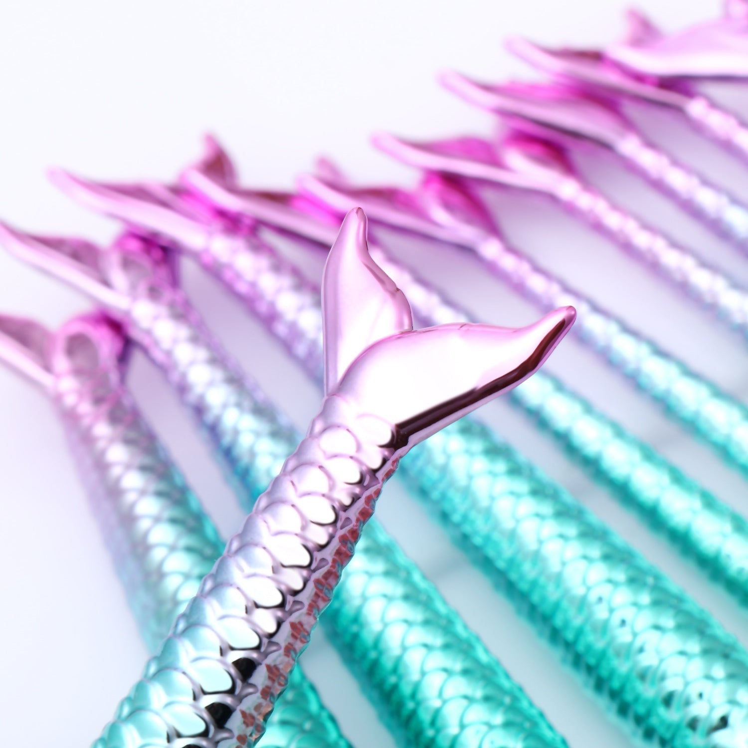 mermaid makeup brush set