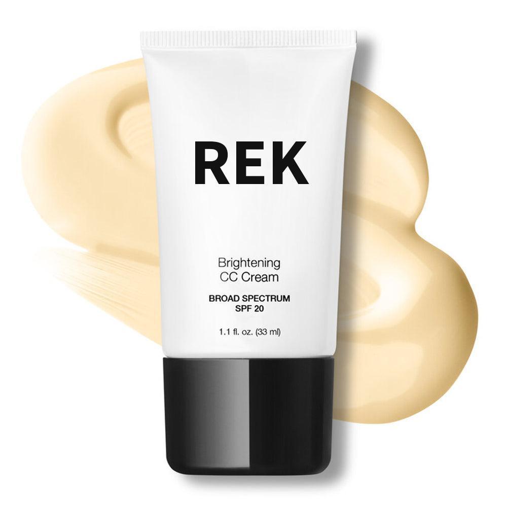 Applying brightening CC cream to skin for a color-corrected, radiant finish