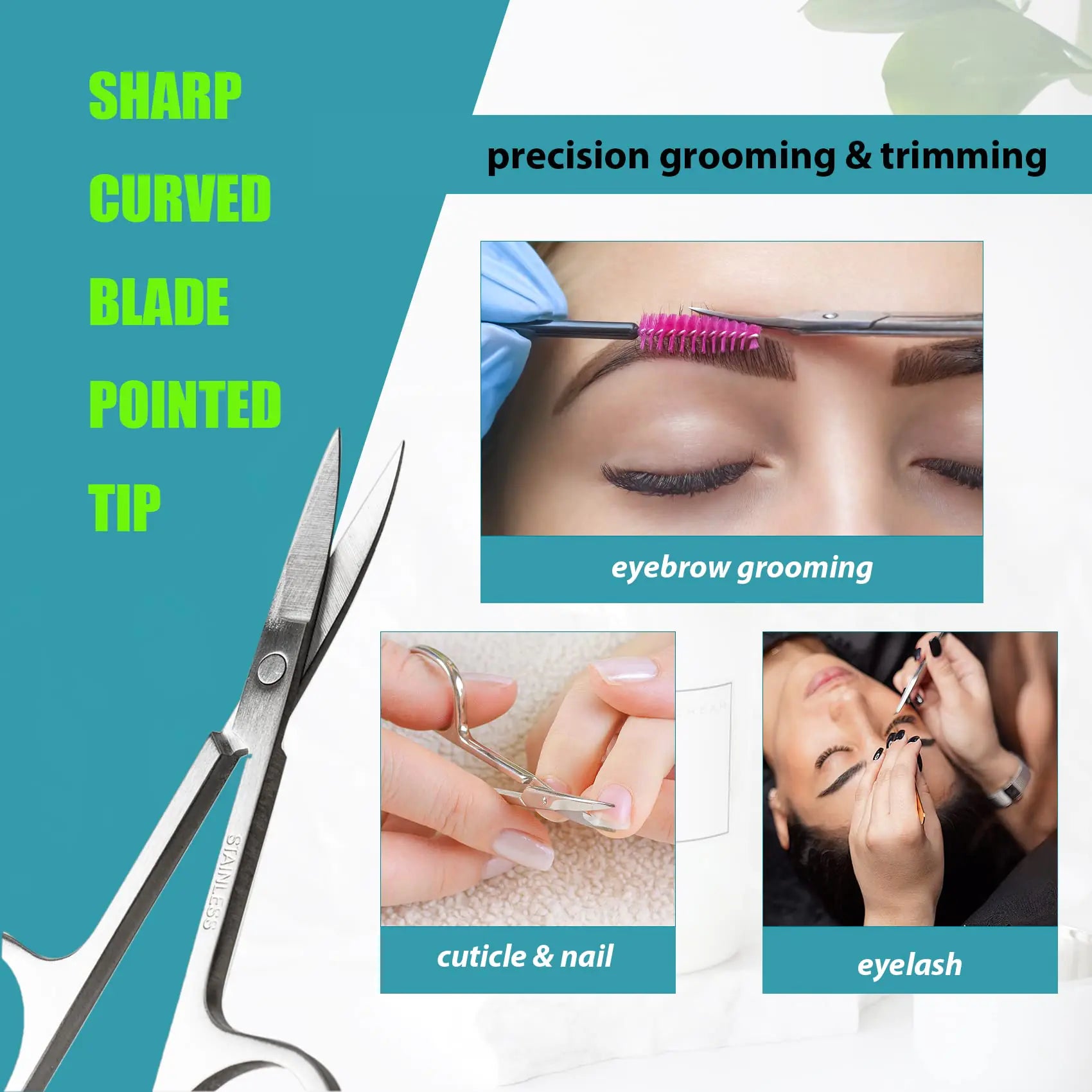 facial hair grooming scissors